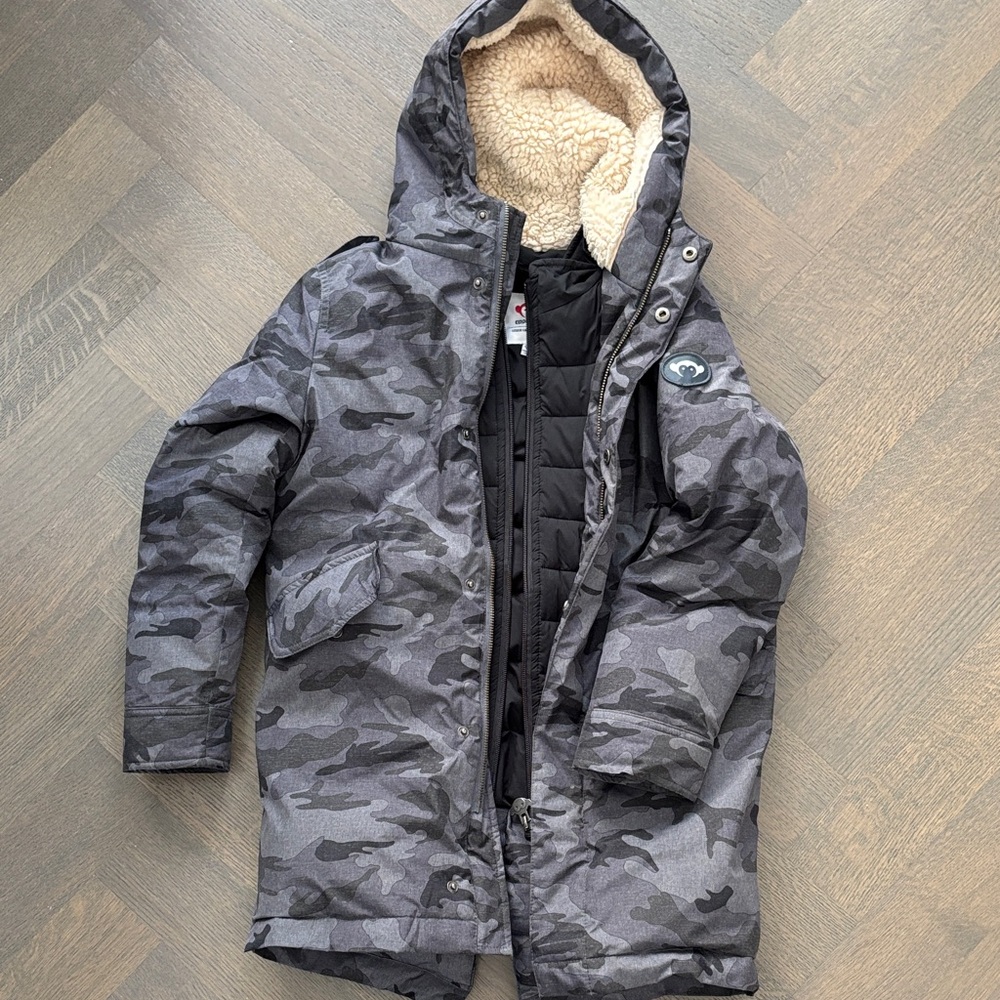 Appaman long down warm jacket size 12
